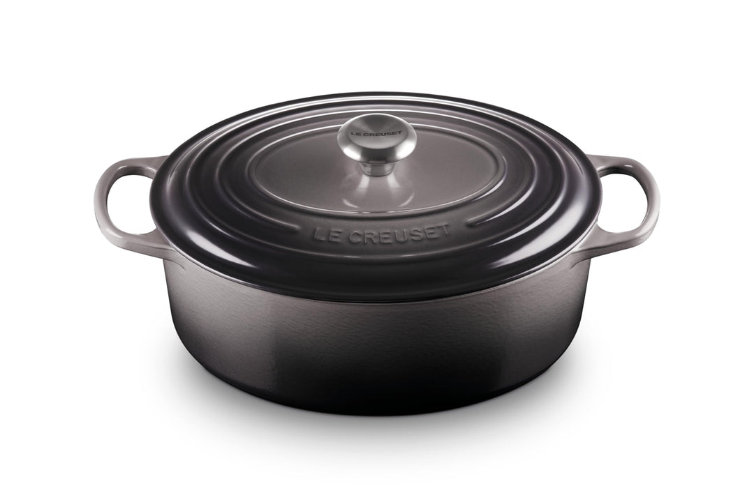 Le Creuset Signature Gusseisen-Bräter mit Deckel, Ø 31 cm, Oval, Für alle Herdarten und Induktion ge