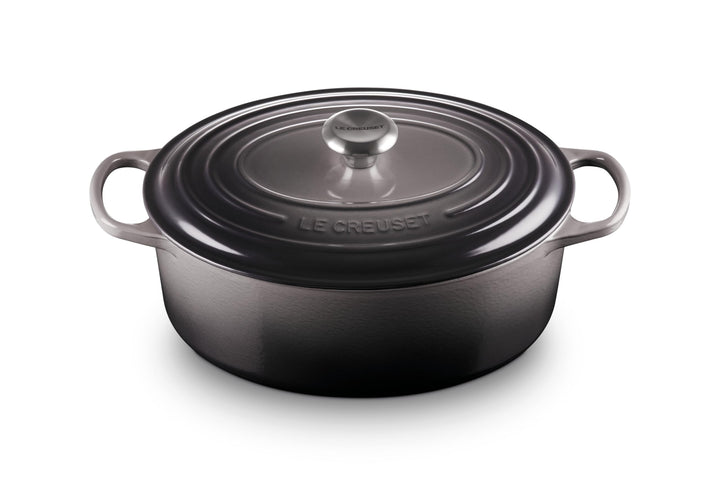 Le Creuset Signature Gusseisen-Bräter mit Deckel, Ø 31 cm, Oval, Für alle Herdarten und Induktion ge