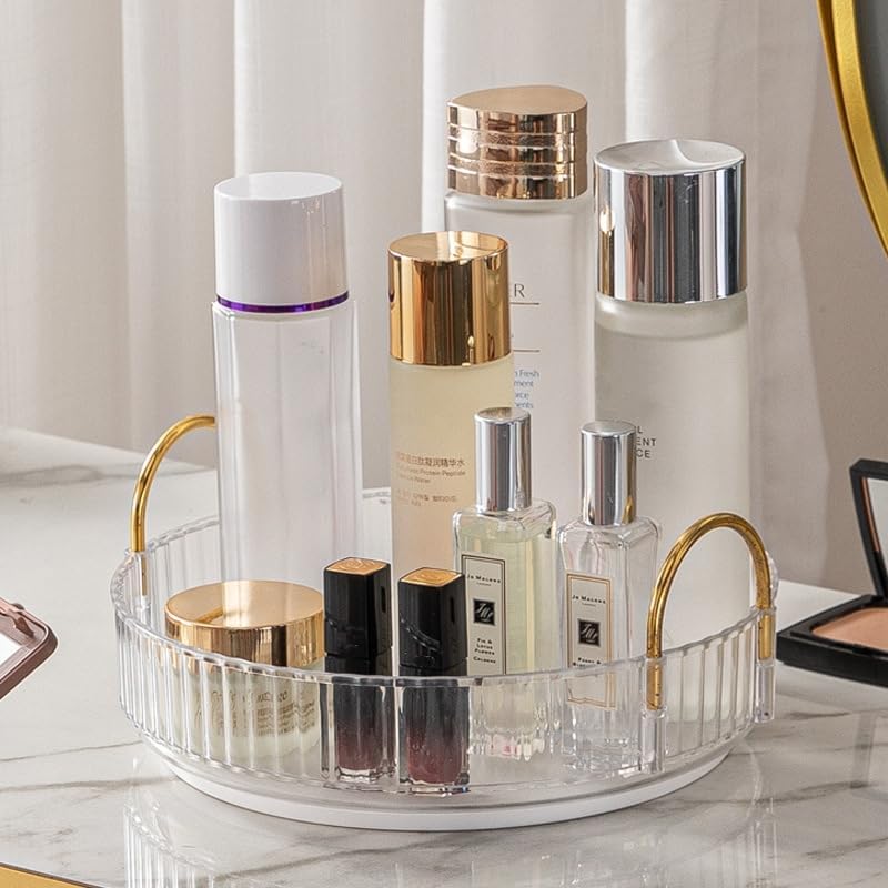 Make Up Organizer, 360° Drehbar Kosmetik Organizer, Beauty Organizer, Hautpflege Organizer für Badez