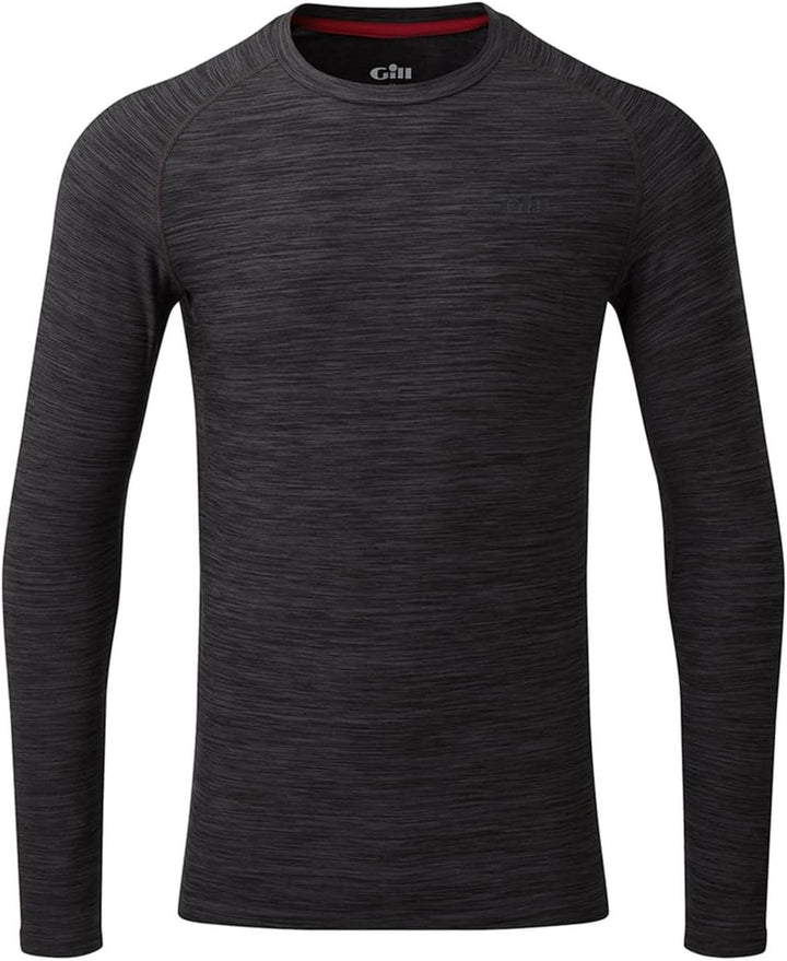 Gill Mens Crew Neck Basisschicht für das Segeln und Skifahren - Esche - Leichte thermische Materiali