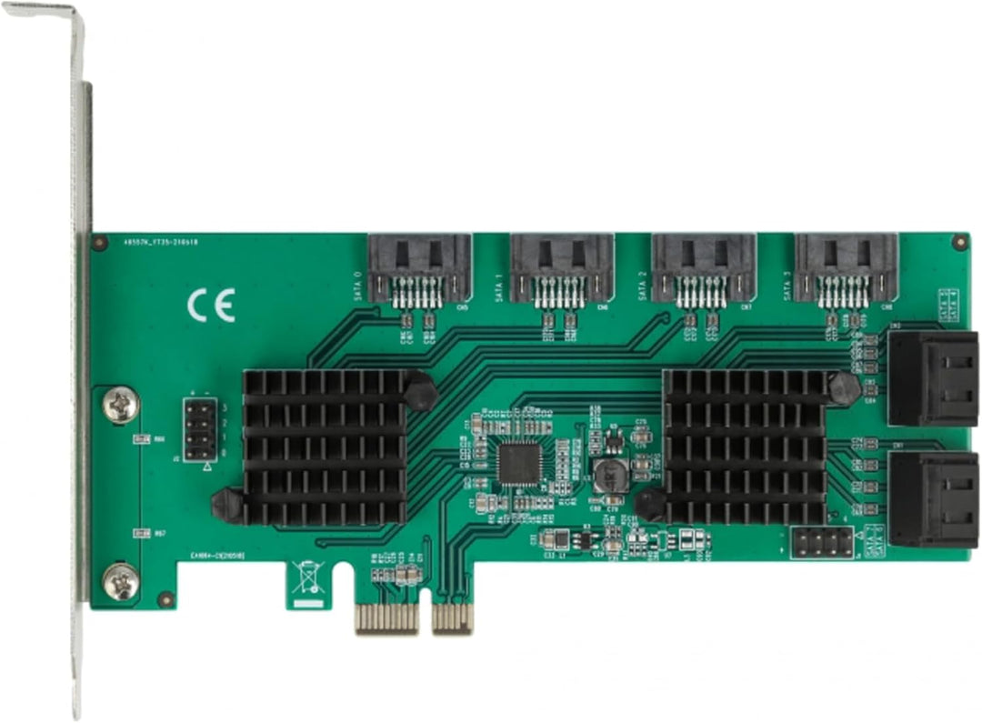 DELOCK 8 Puertos SATA PCI Express X4 CARD BAJO PERFIL