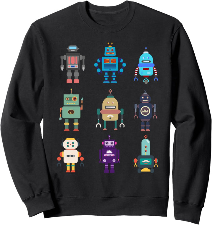 Ich liebe Roboter Geschenk alle Altersgruppen Roboter Kinder Sweatshirt