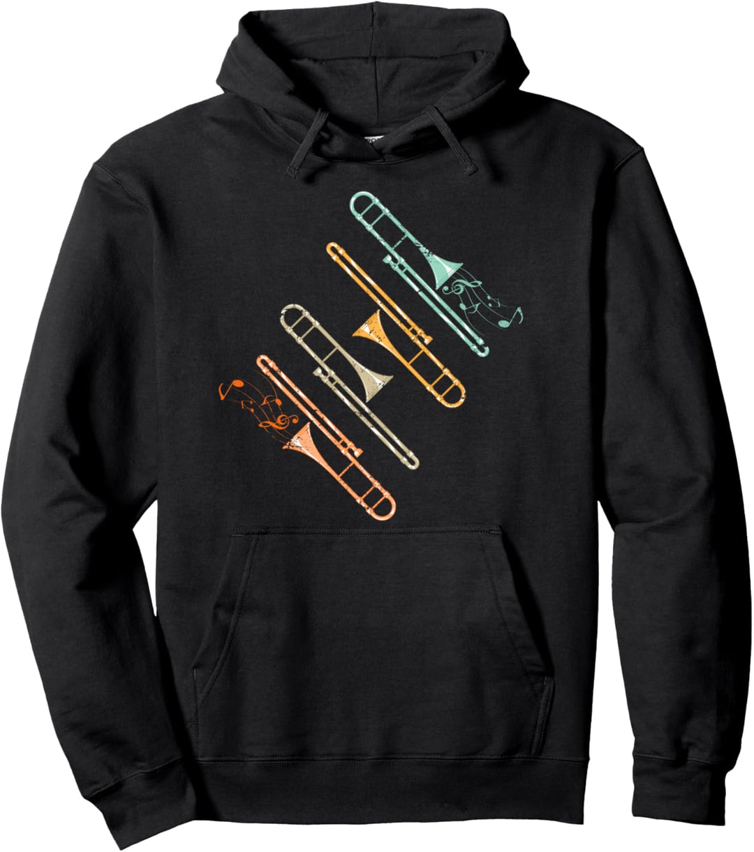 Marschkapelle Jazz Musiker Posaunist Geschenk Posaune Pullover Hoodie