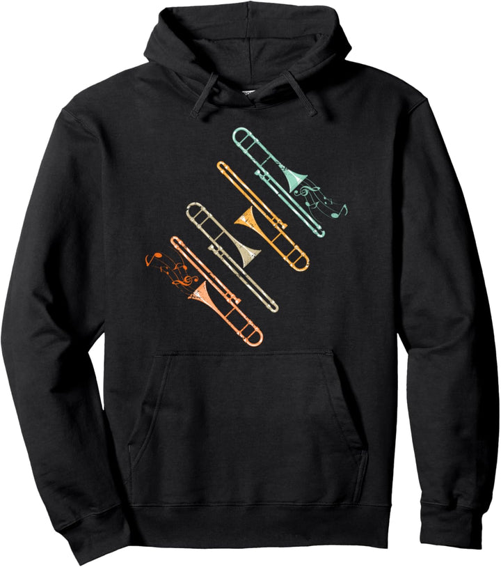 Marschkapelle Jazz Musiker Posaunist Geschenk Posaune Pullover Hoodie