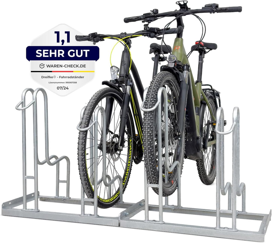 Hochwertiger Fahrradständer Standparker 4054 | Sicherer Radständer auch für Mountainbikes & E-Bikes