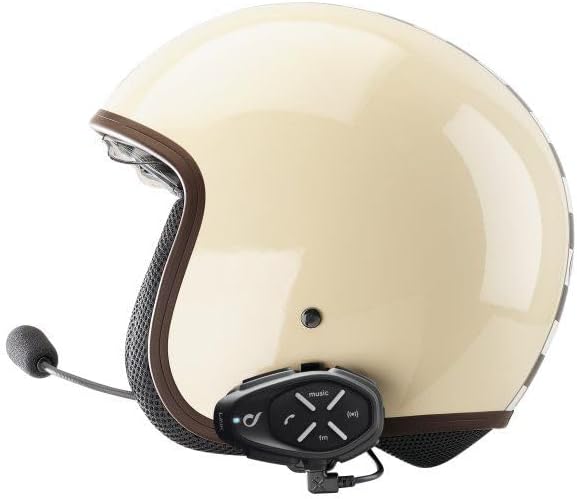 Interphone LINK | 2 Stück | Bluetooth-Kommunikationssystem für Motorräder - Bis zu 2 Reiters, 300Mt