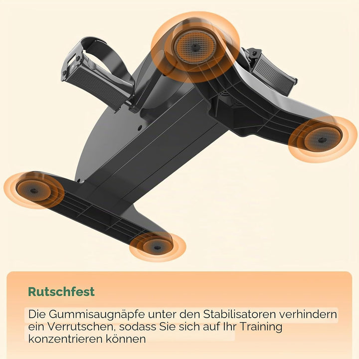 Pedaltrainer, Beintrainer für Zuhause, Leisem Motor, 12 Geschwindigkeitsstufen, Heimtrainer Senioren