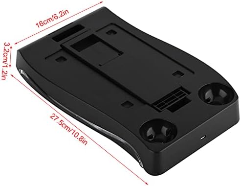Zerone Controller Ladestation für PS4 Docking Station 4 in 1 Ständer mit 2 Gamepad Ständer für PS4 V