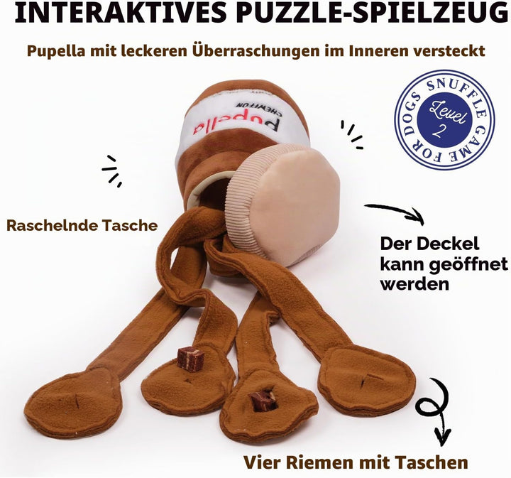 CHEWFFON Hundespielzeug Puzzle, Interaktives Hundespielzeug, Hundebereicherungsspielzeug Gegen Lange