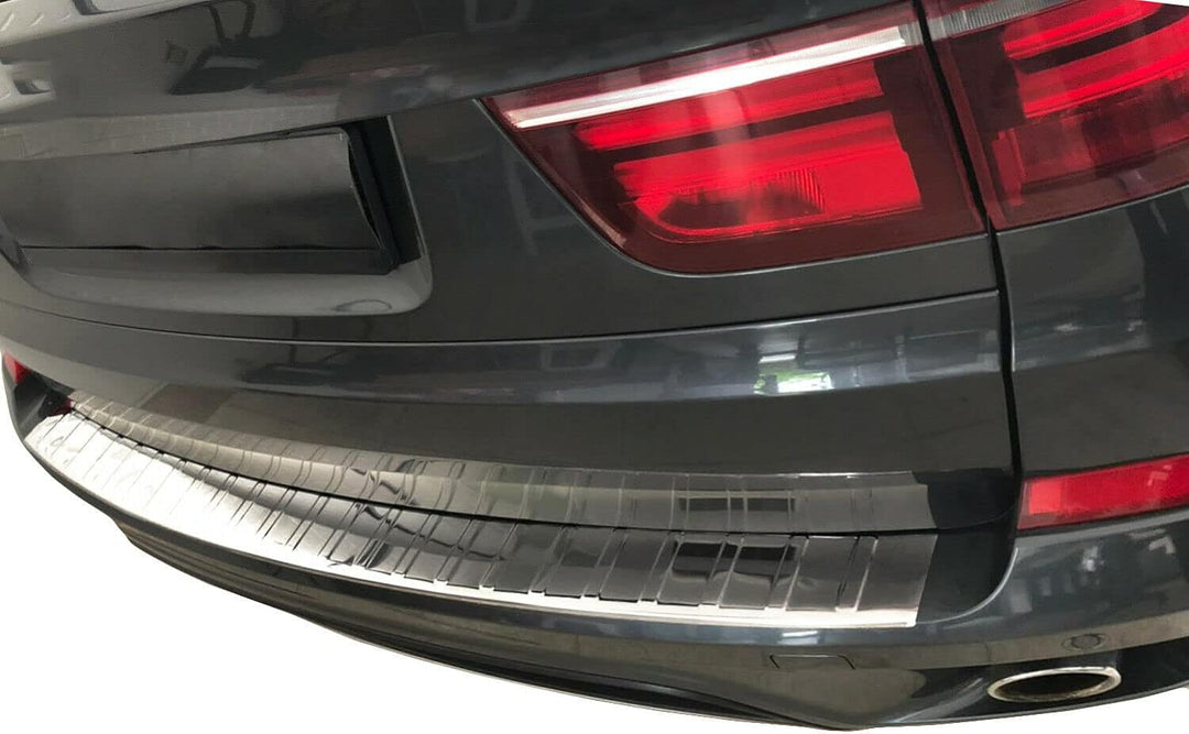 Ladekantenschutz Edelstahl CHROM kompatibel für BMW X5 E70 | BJ 2006-2013 | mit Abkantung | premium