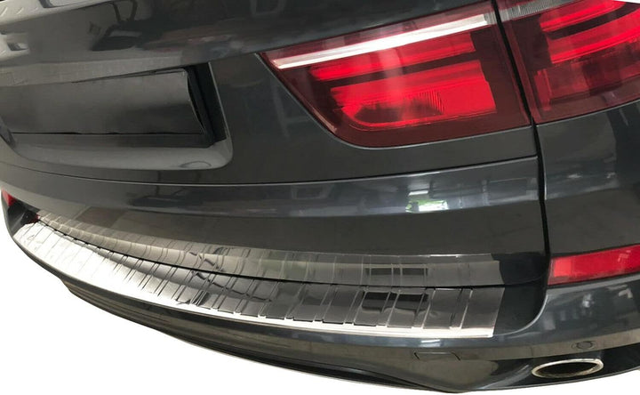 Ladekantenschutz Edelstahl CHROM kompatibel für BMW X5 E70 | BJ 2006-2013 | mit Abkantung | premium