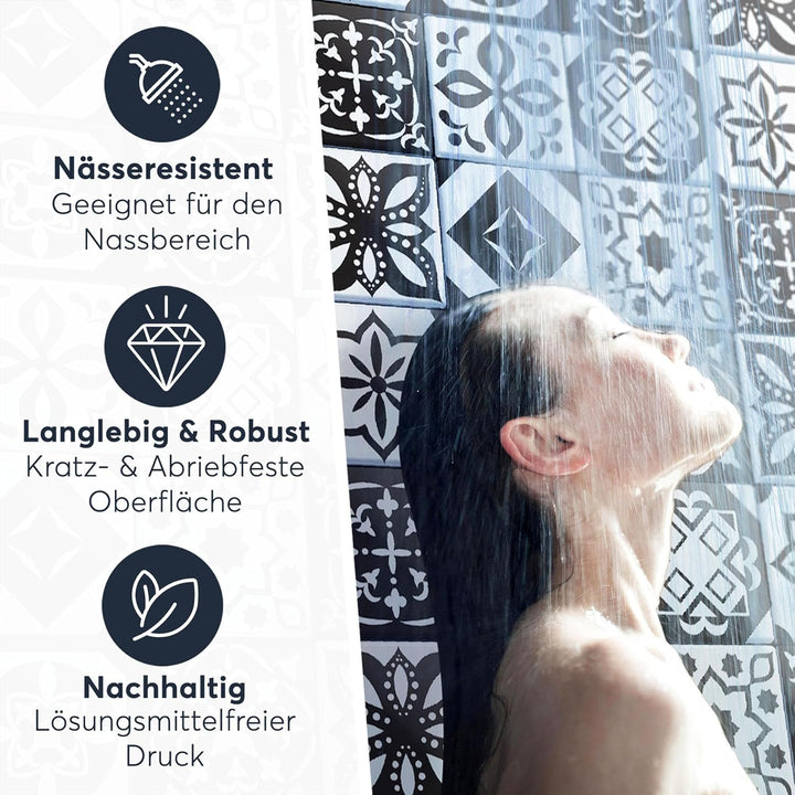 CREATISTO Mosaik Klebefliesen Stickerfliesen Fliesenfolie - Aufkleber Sticker für Wandfliesen I Kleb