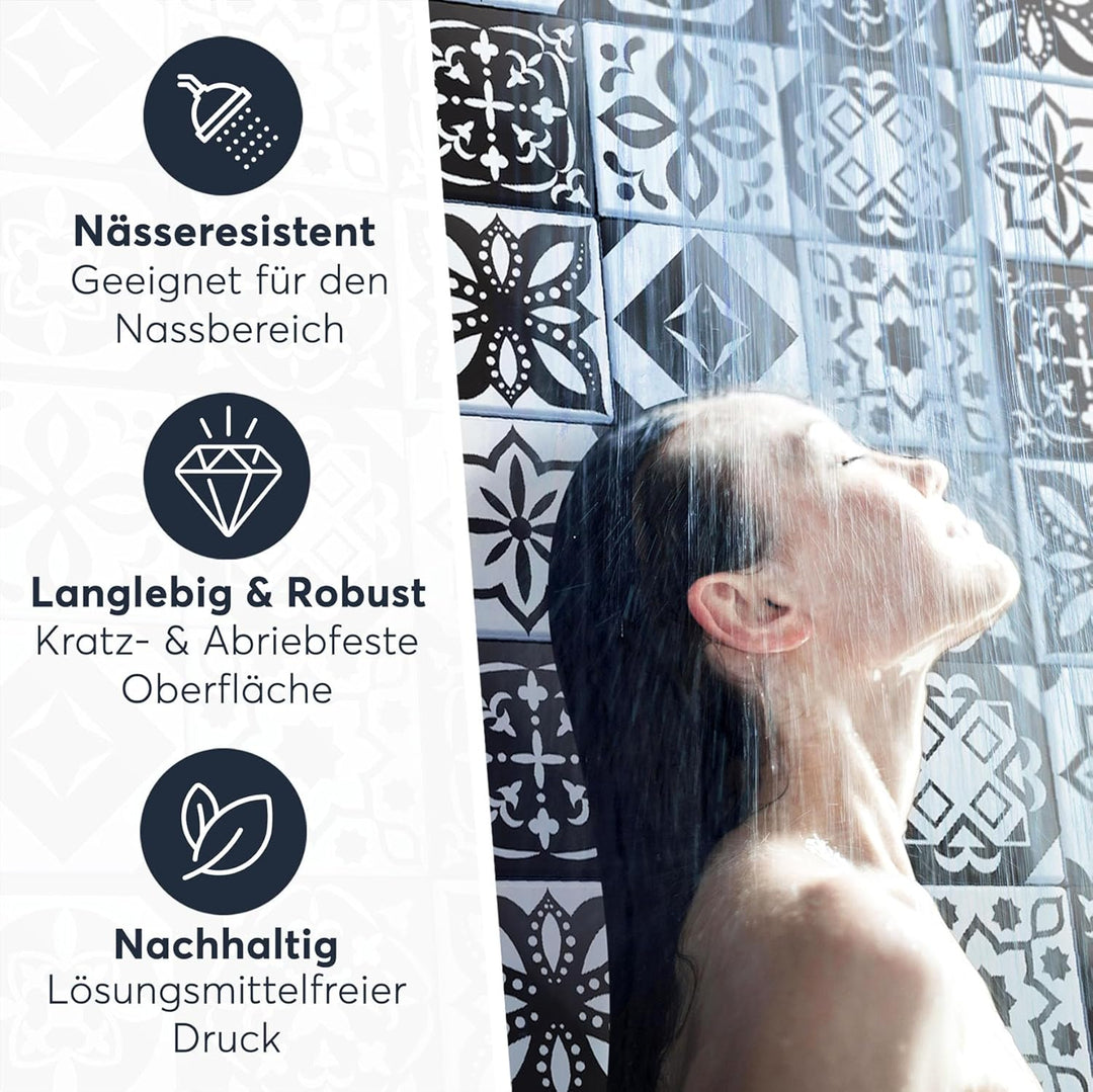 CREATISTO Mosaik-Fliesen Fliesensticker Fliesenfolie - Hochwertige Sticker Aufkleber für Wandfliesen