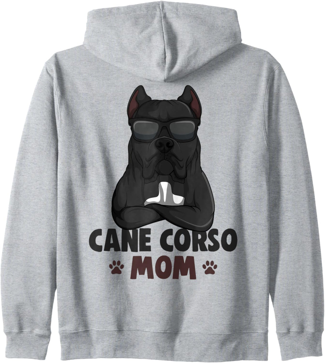 Cane Corso Hunde Mama Kapuzenjacke
