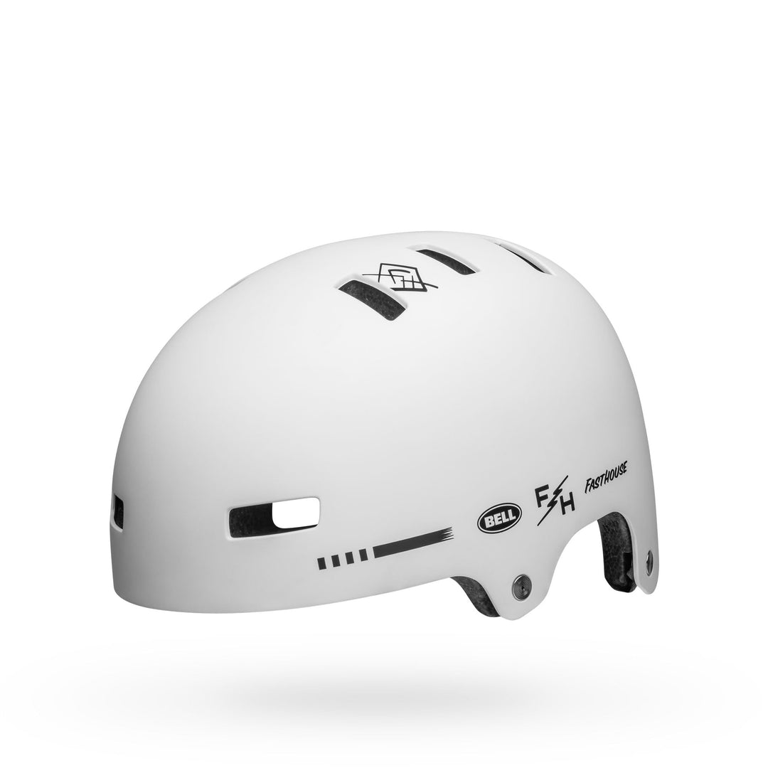 BELL Herren Local Fahrradhelme L Matte White Fasthouse, L Matte White Fasthouse