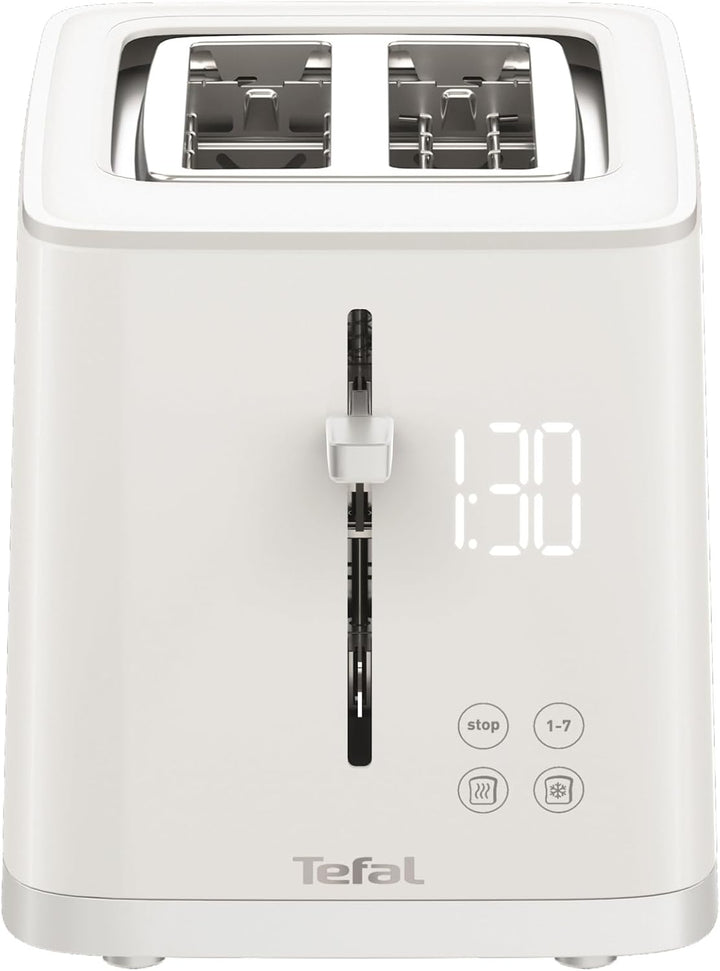 Tefal TT6931 Sense Toaster | 7 Bräunungsstufen | Digitaldisplay | Countdown | Aufwärmen/Auftauen | K