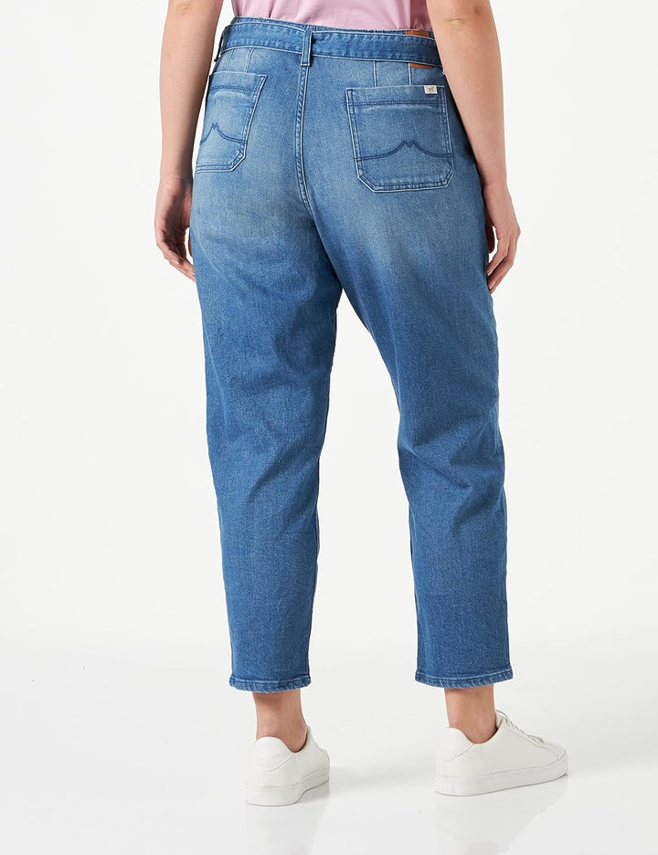 MUSTANG Damen Style Charlotte Tapered Jeans 28W / 32L Mittelblau 602, 28W / 32L Mittelblau 602