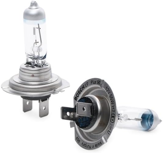 Bosch H7 Plus 90 Lampen - 12 V 55 W PX26d - 2 Stücke 2er-Pack Plus 90, 2er-Pack Plus 90