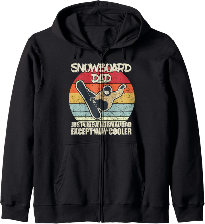 Snowboard Dad Just Like A Normal Dad Except Way Cooler Kapuzenjacke