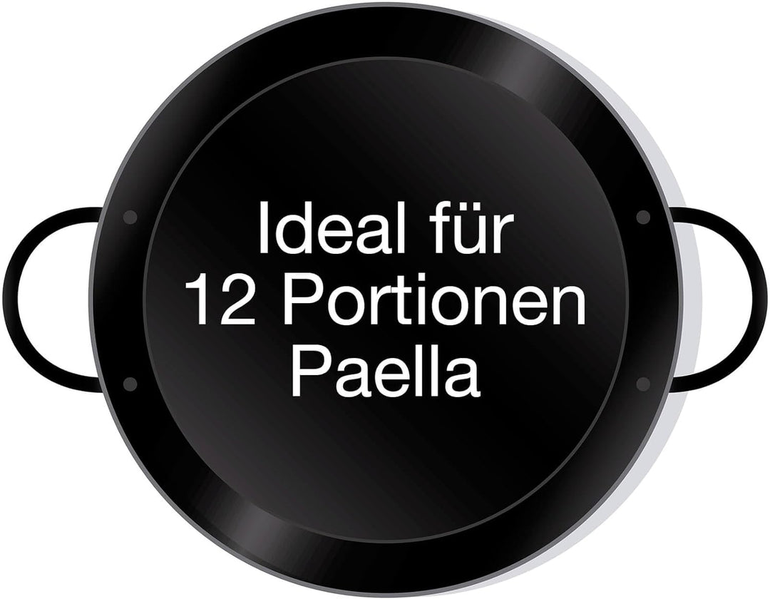 Paellapfanne, Stahl emailliert, 46 cm Durchmesser, das Original aus Spanien von Paella World