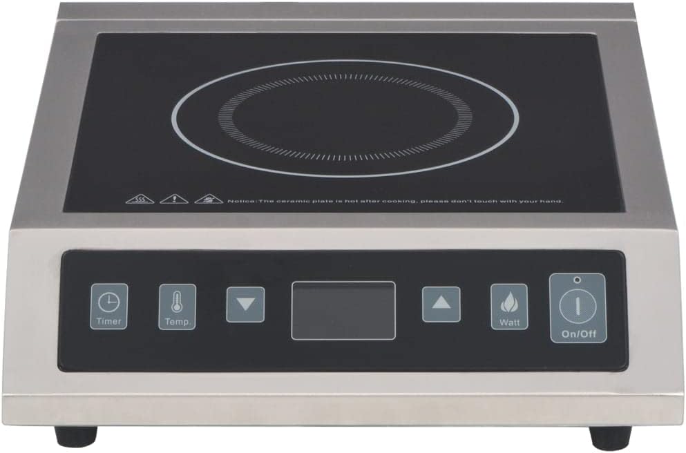 vidaXL Induktionskocher Elektrisch mit Touchscreen Timer Einstellbare Temperatur Induktion Kochplatt