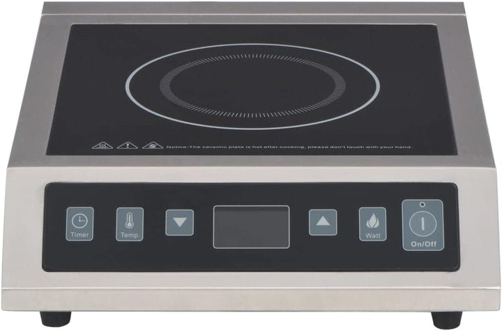 vidaXL Induktionskocher Elektrisch mit Touchscreen Timer Einstellbare Temperatur Induktion Kochplatt