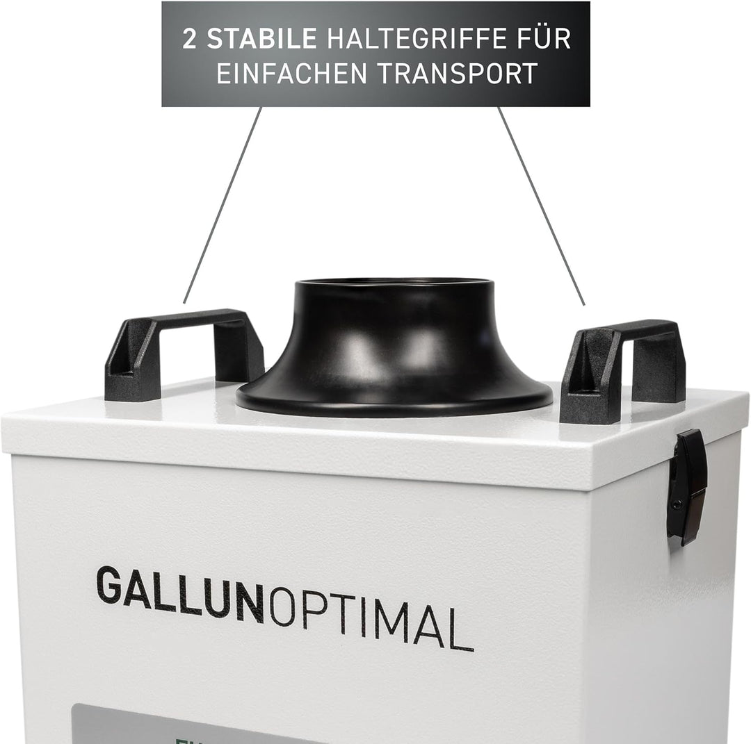 Lötrauchfiltersystem 100 W – 200 m³/h regelbar, 3-stufig (Vorfilter + HEPA H13 + Aktivkohle), Segmen