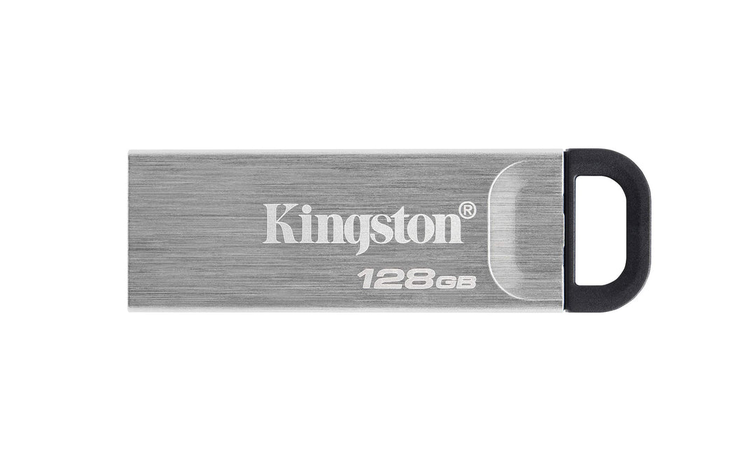 Kingston DataTraveler Kyson USB 3.2 Gen 1 USB-Stick 128GB - Mit stilvollem, kappenlosem Metallgehäus