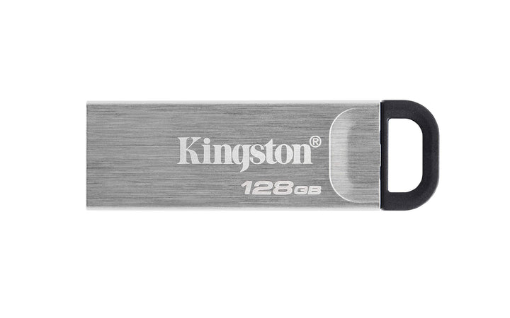 Kingston DataTraveler Kyson USB 3.2 Gen 1 USB-Stick 128GB - Mit stilvollem, kappenlosem Metallgehäus