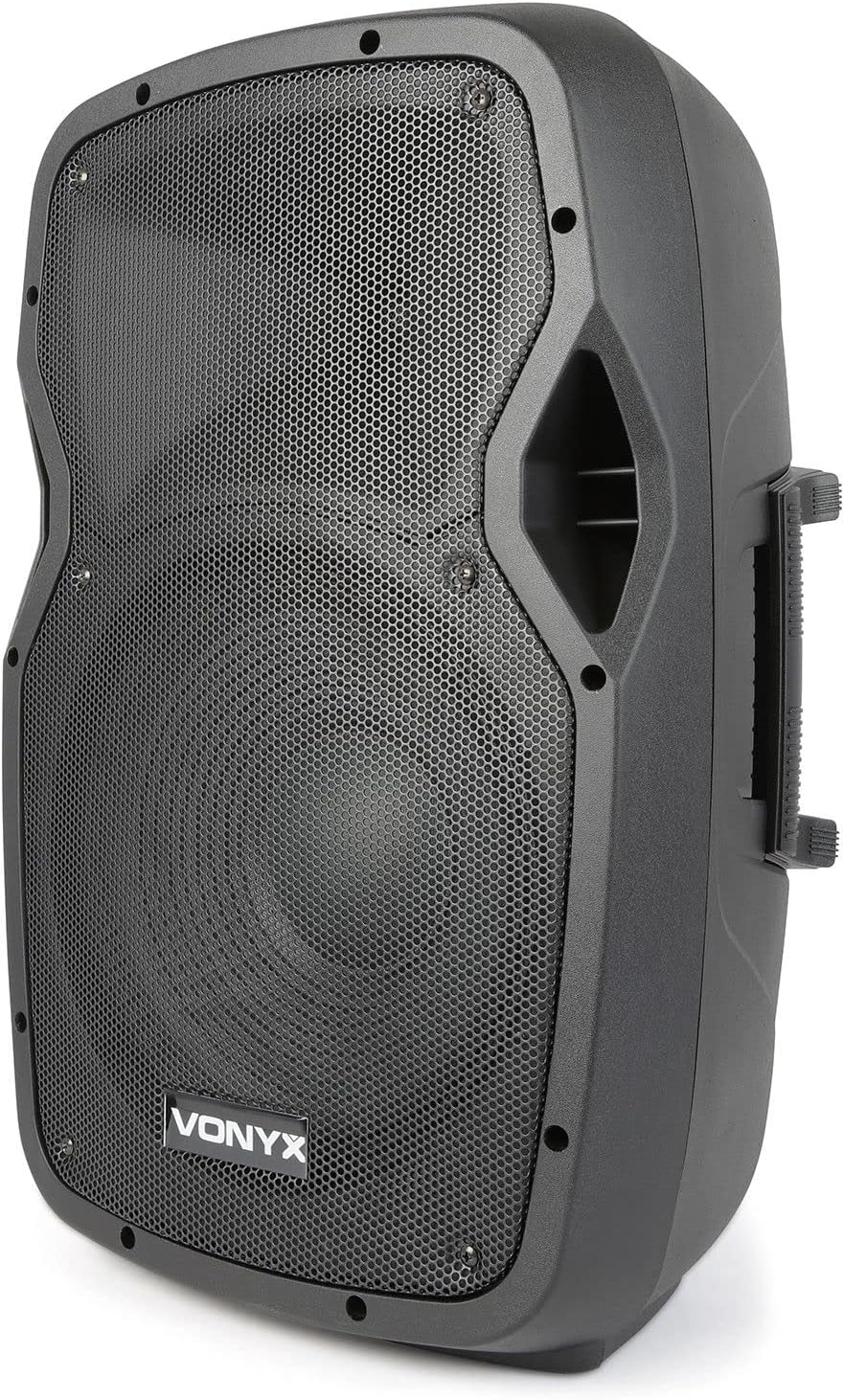 Vonyx AP1200PA - Mobile PA Anlage, Partybox Bluetooth mit Akku, 600 Watt Party Lautsprecher mit UHF-