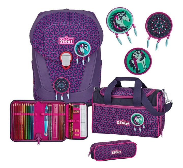 Scout Sunny II Schulranzen-Set 4tlg. Superflash