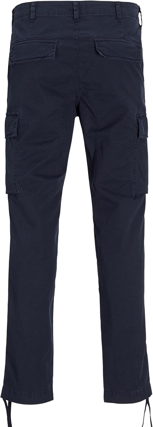 JACK & JONES Male Cargo-Hose Tapered Fit Cargo-Hose 29W / 30L Dark Navy, 29W / 30L Dark Navy