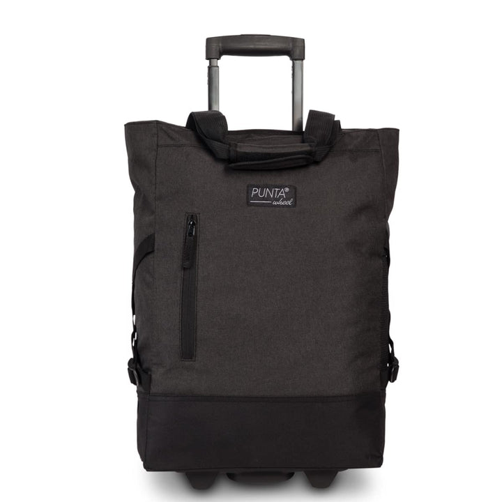 Fabrizio Einkaufstrolley Punta Wheel-Shopping-Roller 52 cm 36 Liter 2 Rollen Schwarz, Schwarz