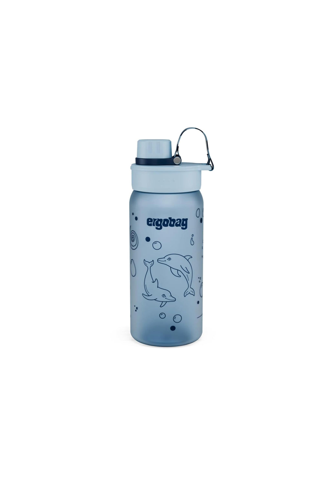 ergobag Motiv, BPA-frei 550 ml, auslaufsicher und Kohlensäure geeignet, spülmaschinengeeignet Delfin