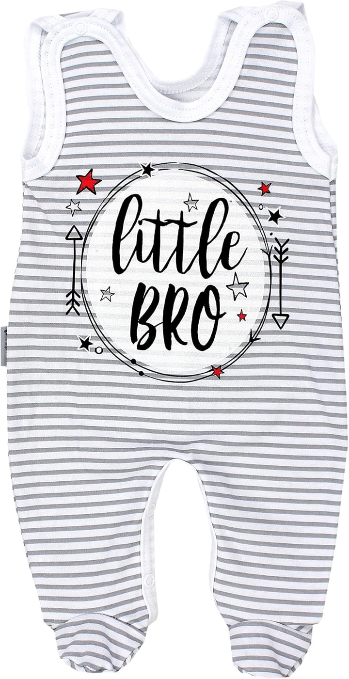 TupTam Baby Unisex Strampler mit Aufdruck Spruch 5er Pack 50 Junge, 50 Junge