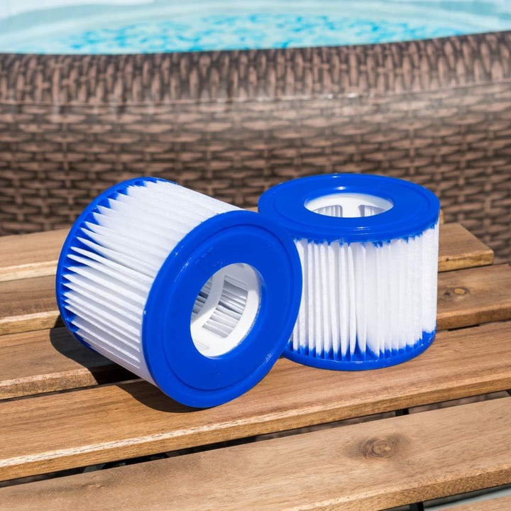 Bestway 60311 Filterkartusche Gr. VI für Lay-Z Spa Miami Vegas Monaco (5 Doppelpack = 10 Filter) 10