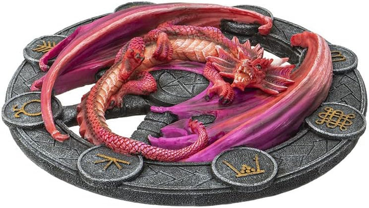 Pacific Giftware Wandrelief Drache Lammas by Anne Stokes 27 cm | Figur Statue Dragons of the Sabbats