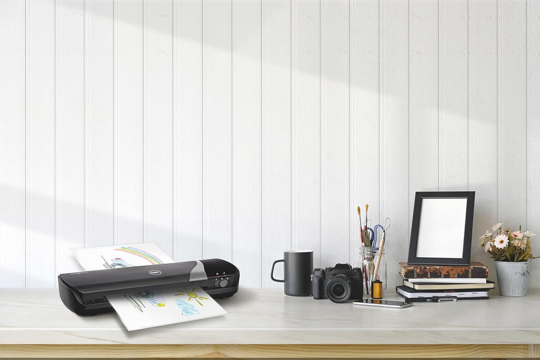 GBC Inspire+ Laminiergerät A4 für den Heimgebrauch, für Visitenkarten-Grösse bis zu DIN A4, Heiss- u