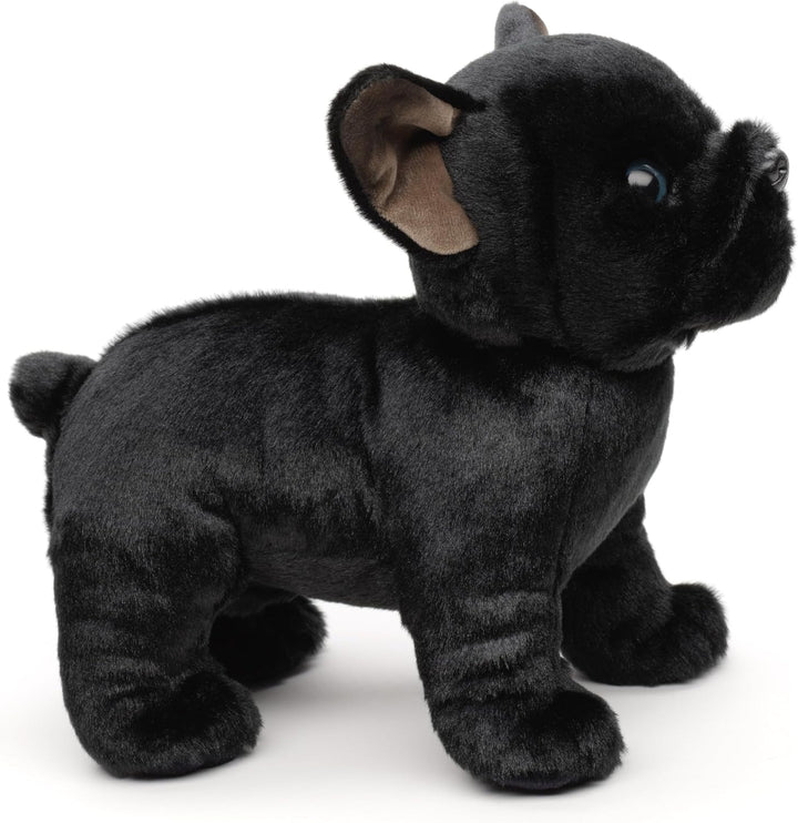 Uni-Toys - Eco-Line - Französische Bulldogge (schwarz) - Ohne Leine - 26 cm (Länge) - Plüsch-Hund -