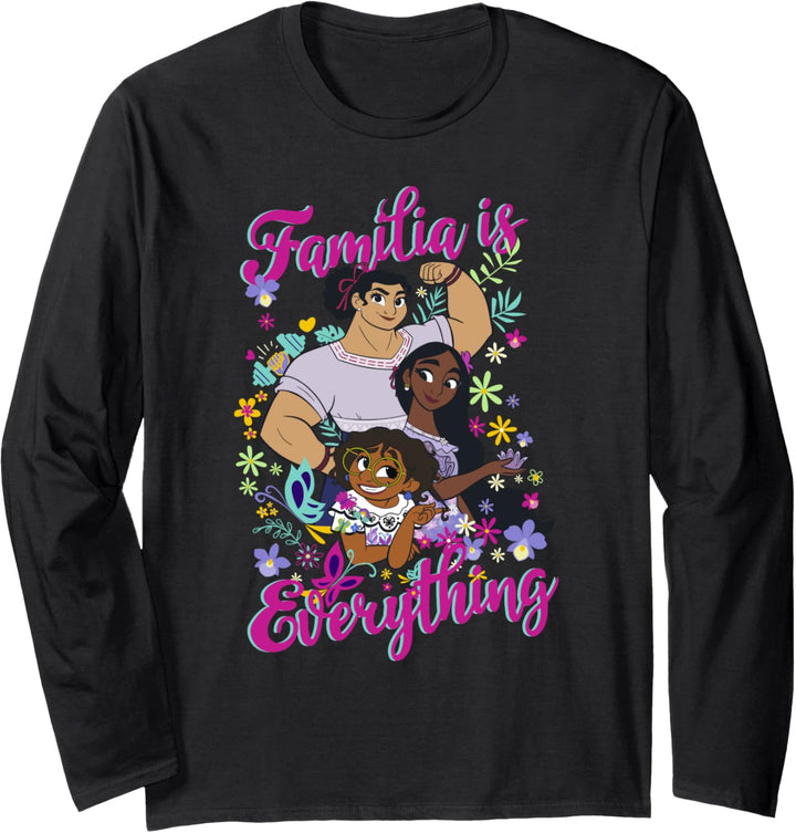 Disney Encanto Familia Is Everything Group Poster Langarmshirt