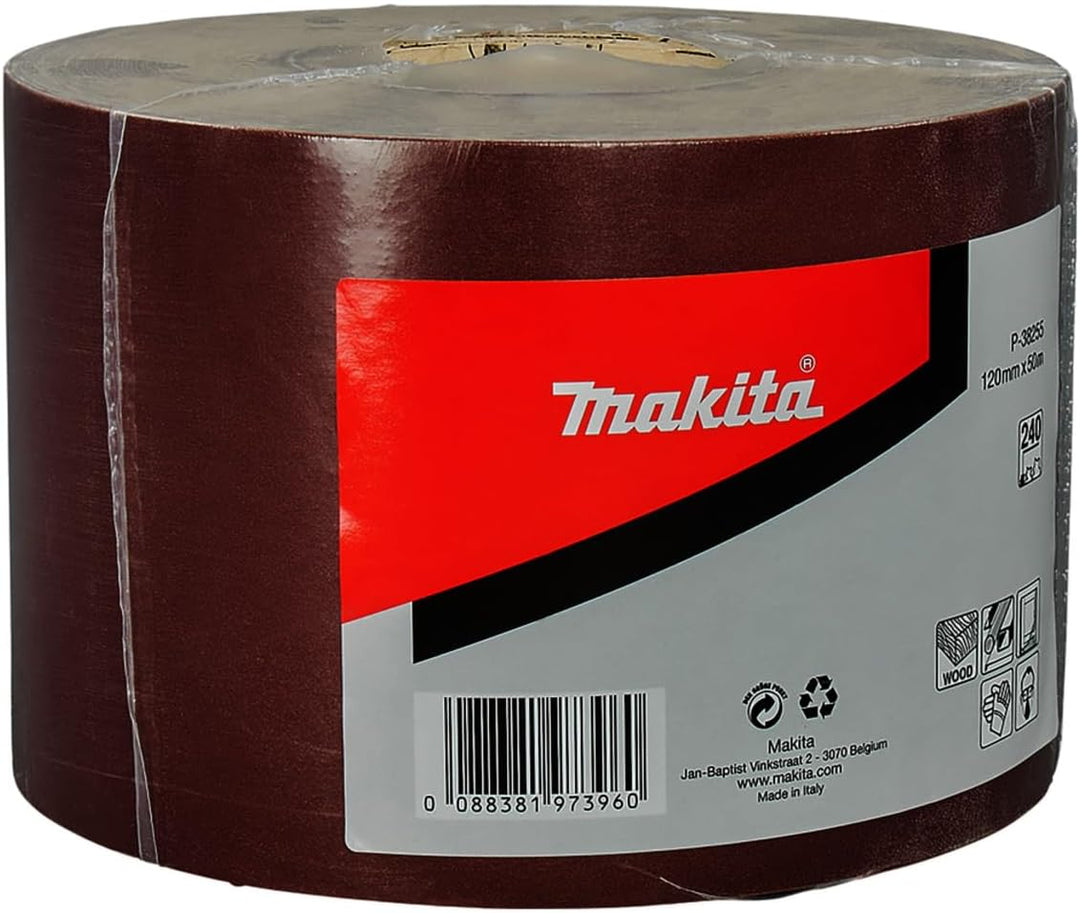 Makita Schleifpapier Rolle, 120 mm x 50 m, K240, P-38255