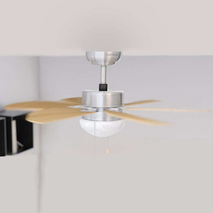 Cecotec Deckenventilator EnergySilence Aero 350. 50 W, geringer Verbrauch, 81 cm Durchmesser, Lampe,