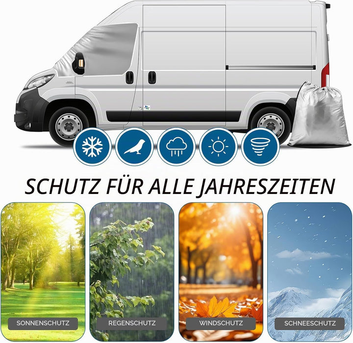 MaxAwe für FIAT Ducato 2006-2024 Auto Windschutzscheiben Abdeckung, Wasserdicht Sonnenschutz Frontsc
