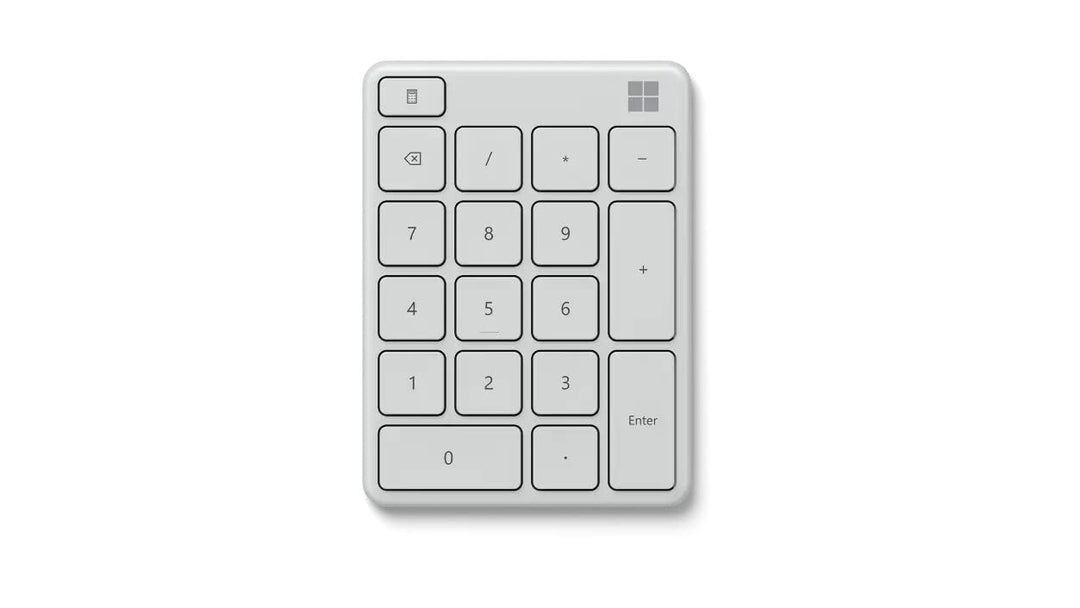 Microsoft Stand Alone Number PAD White Bianco, Bianco