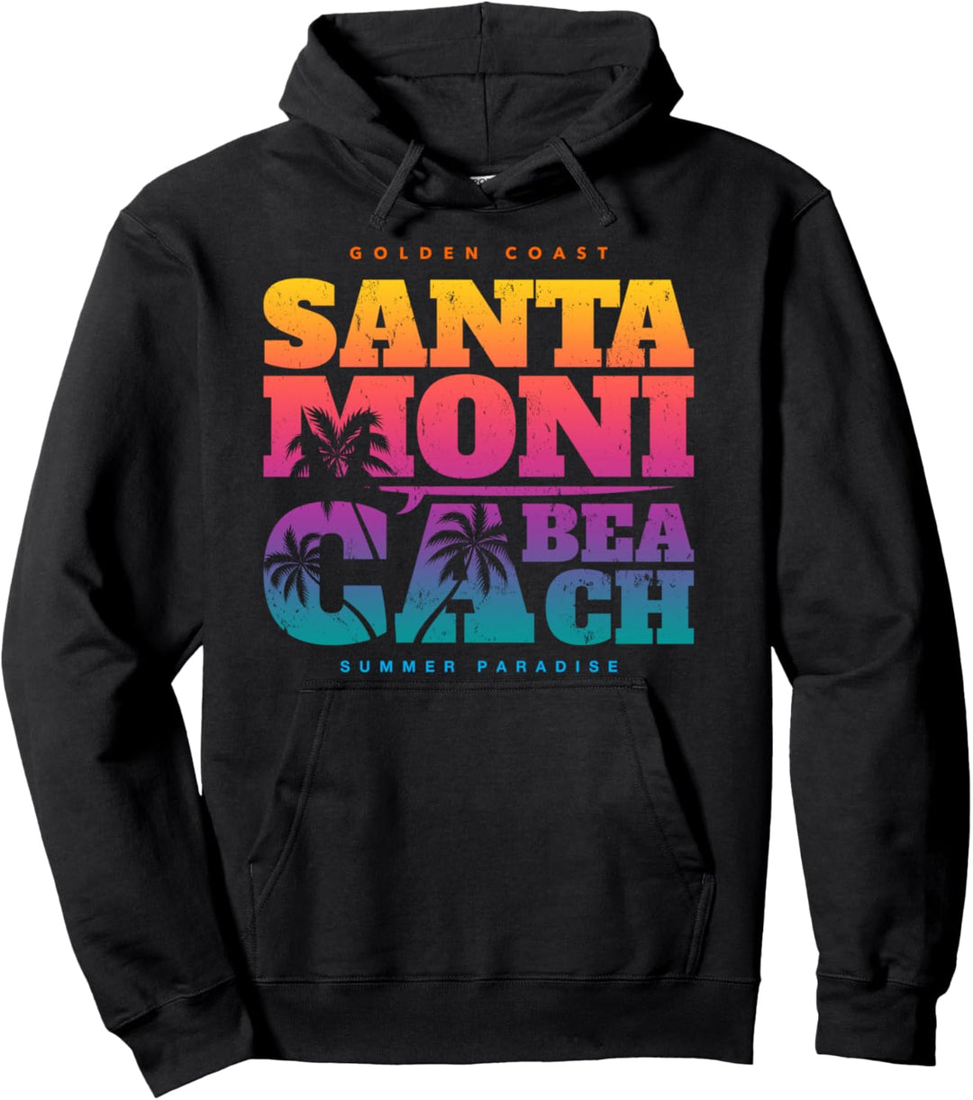 Los Angeles California Dreaming Shirts, Santa Monica Beach Pullover Hoodie