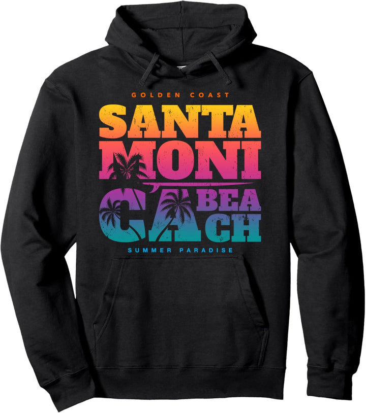 Los Angeles California Dreaming Shirts, Santa Monica Beach Pullover Hoodie