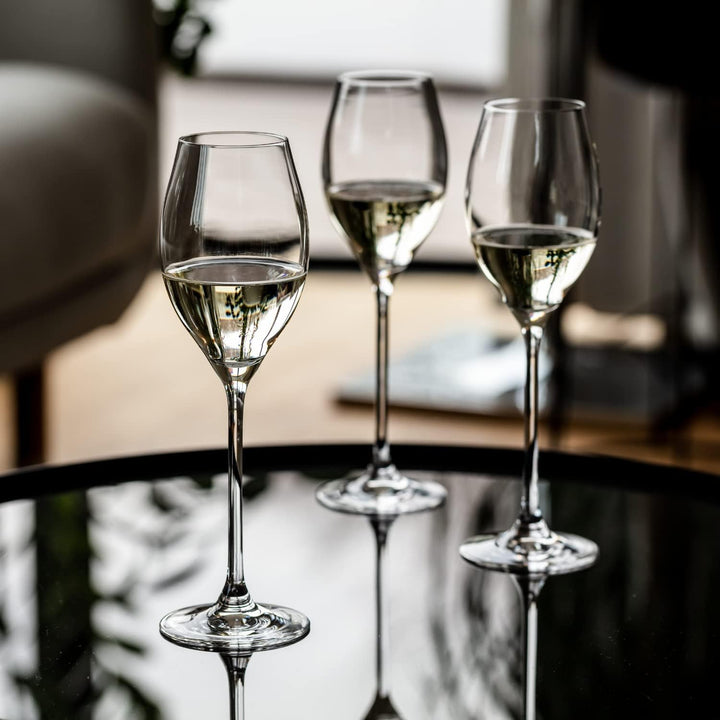 Krosno Champagnergläser Prosecco-Gläser | Set von 6 | 280 ML | Harmony Kollektion | Sektgläser Sektf