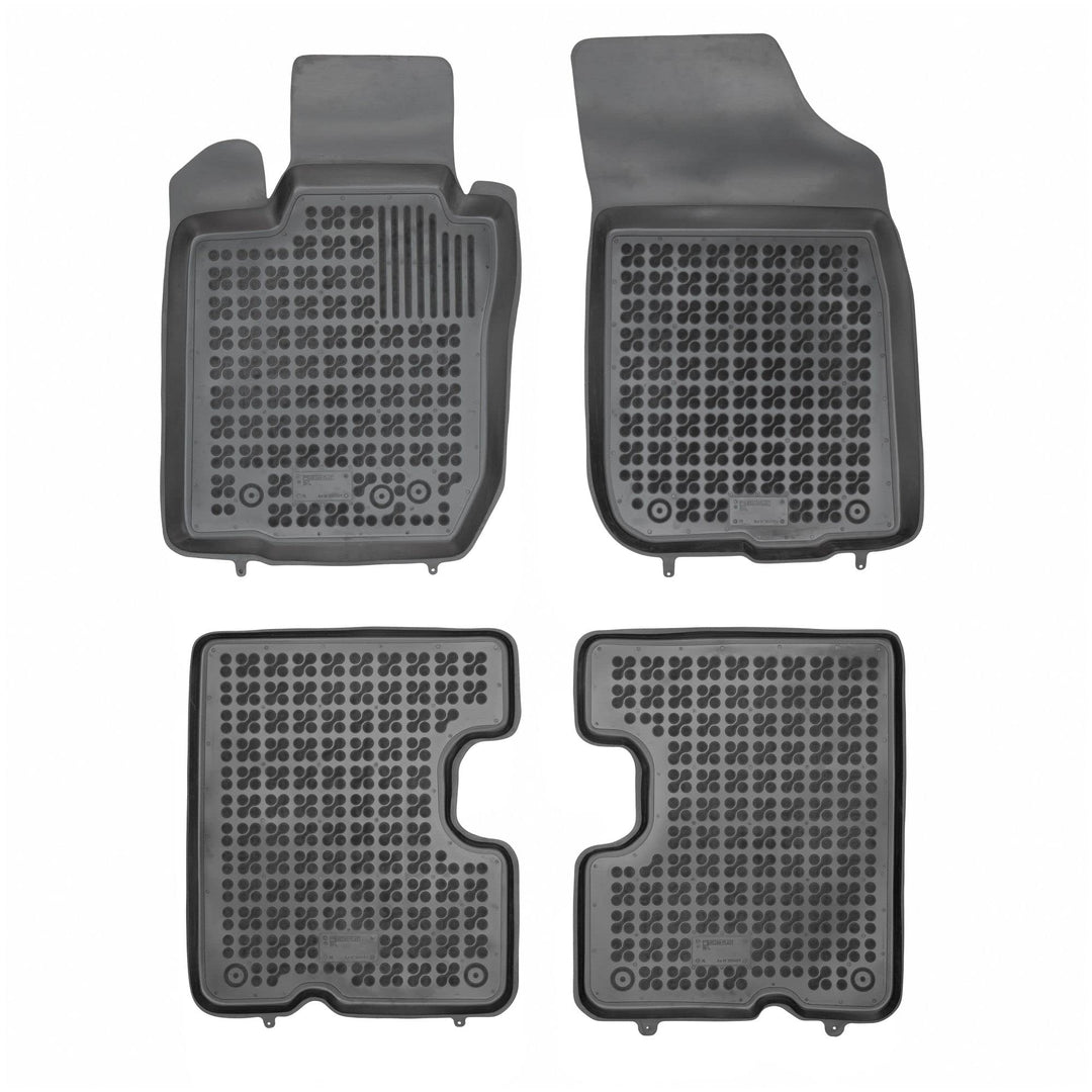 M MOTOS Gummimatten Auto Fussmatte passt für Dacia Logan I 2004-2012 Verbessern Sie Ihren Reisekomfo