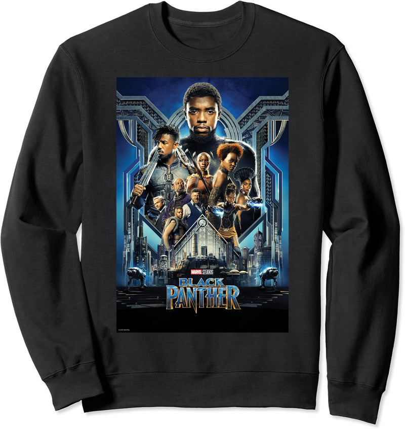Marvel Studios Black Panther Movie Poster Sweatshirt
