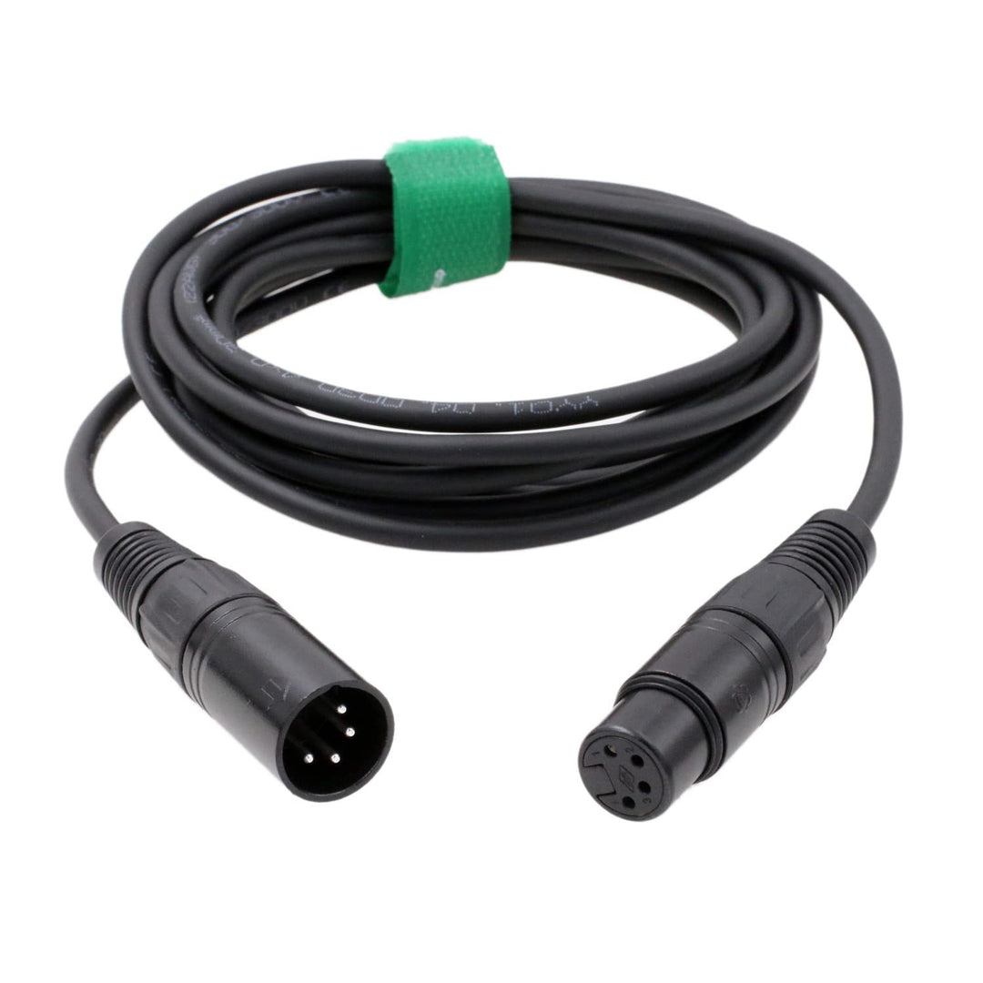 HangTon 4 Pin XLR Stecker auf Buchse XLR 4 Pin Mikrofon Rekorder Mixer Kopfhörerverstärker Symmetris